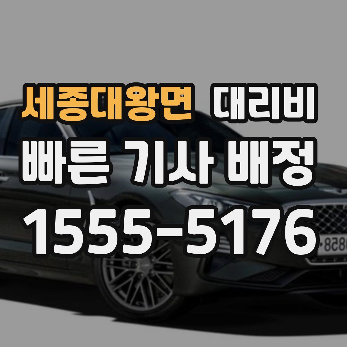 세종대왕면 대리운전