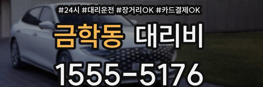 금학동 대리비