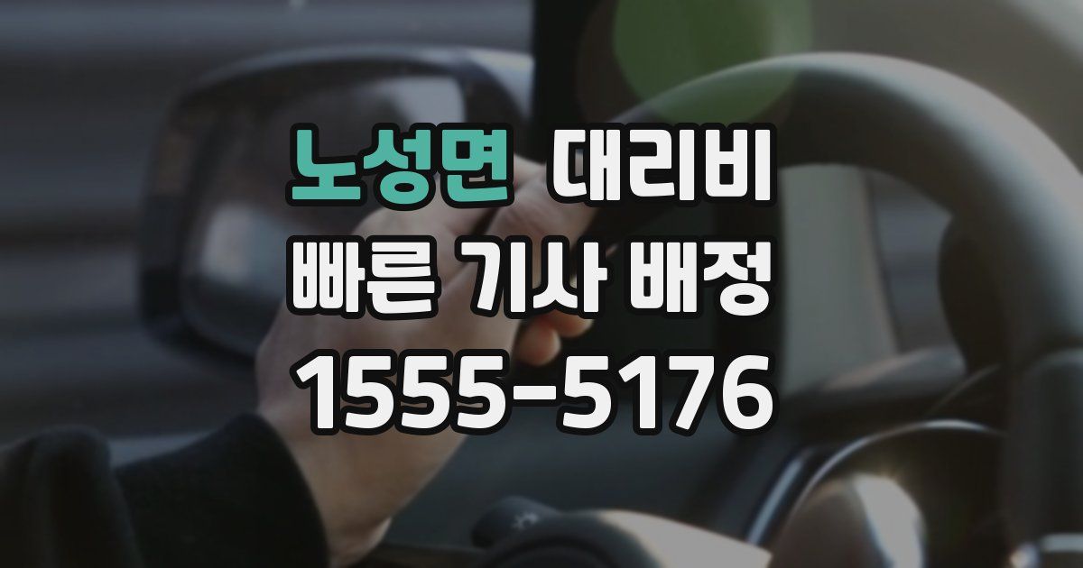 노성면 대리운전 가격