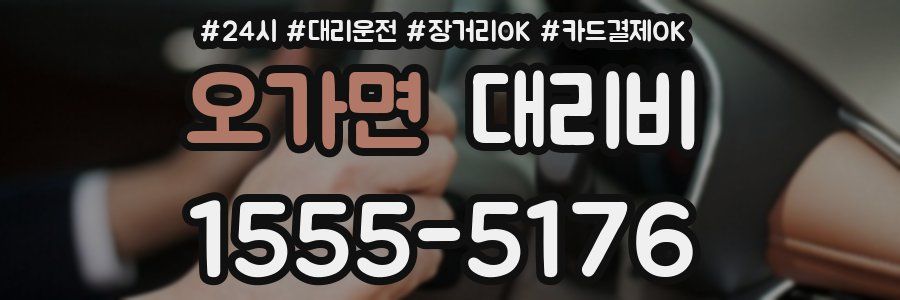 오가면 대리비