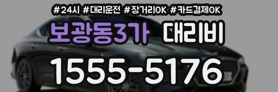 보광동3가 대리비