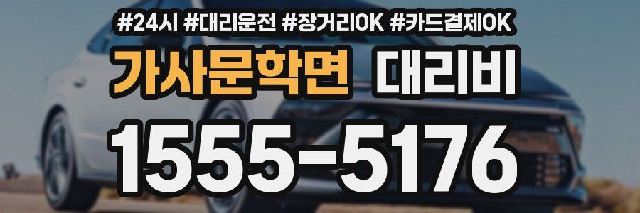 가사문학면 대리비