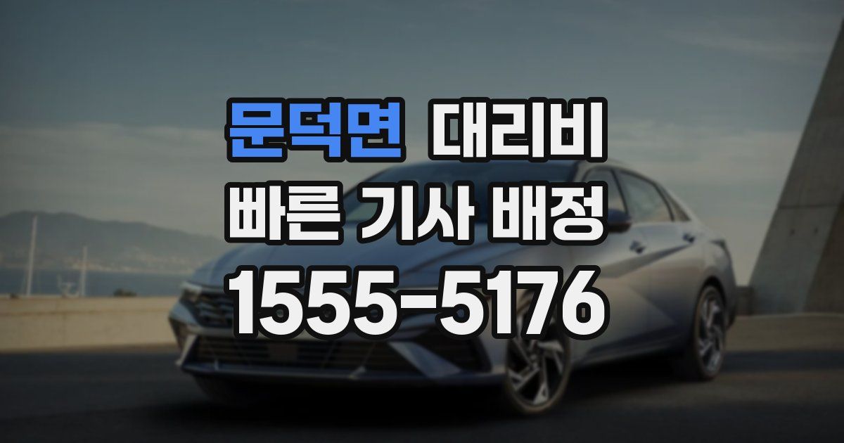 문덕면 대리운전 가격