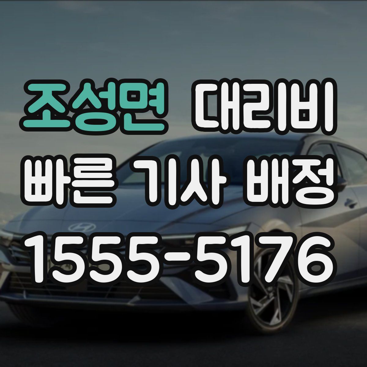 조성면 대리운전