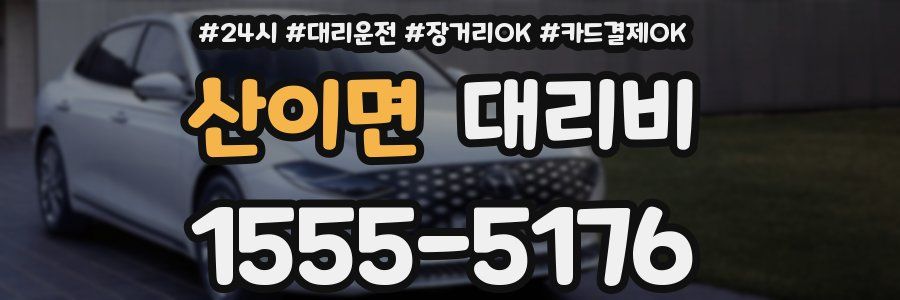 산이면 대리비