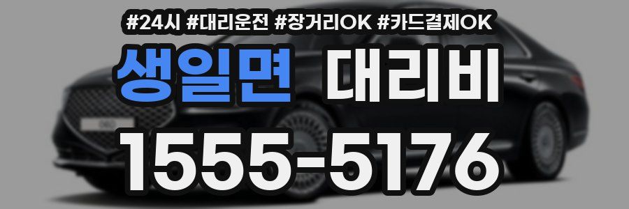 생일면 대리비