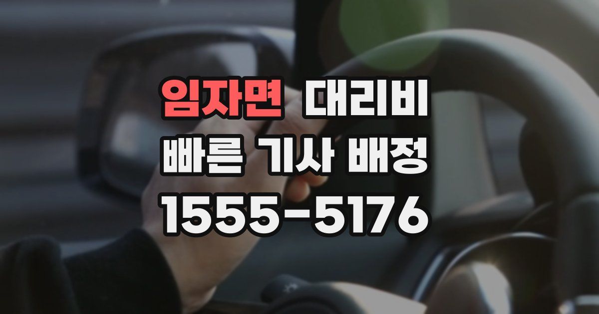 임자면 대리운전 가격