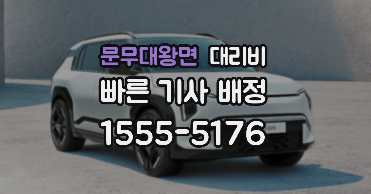 문무대왕면 대리운전 가격