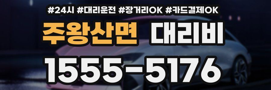 주왕산면 대리비