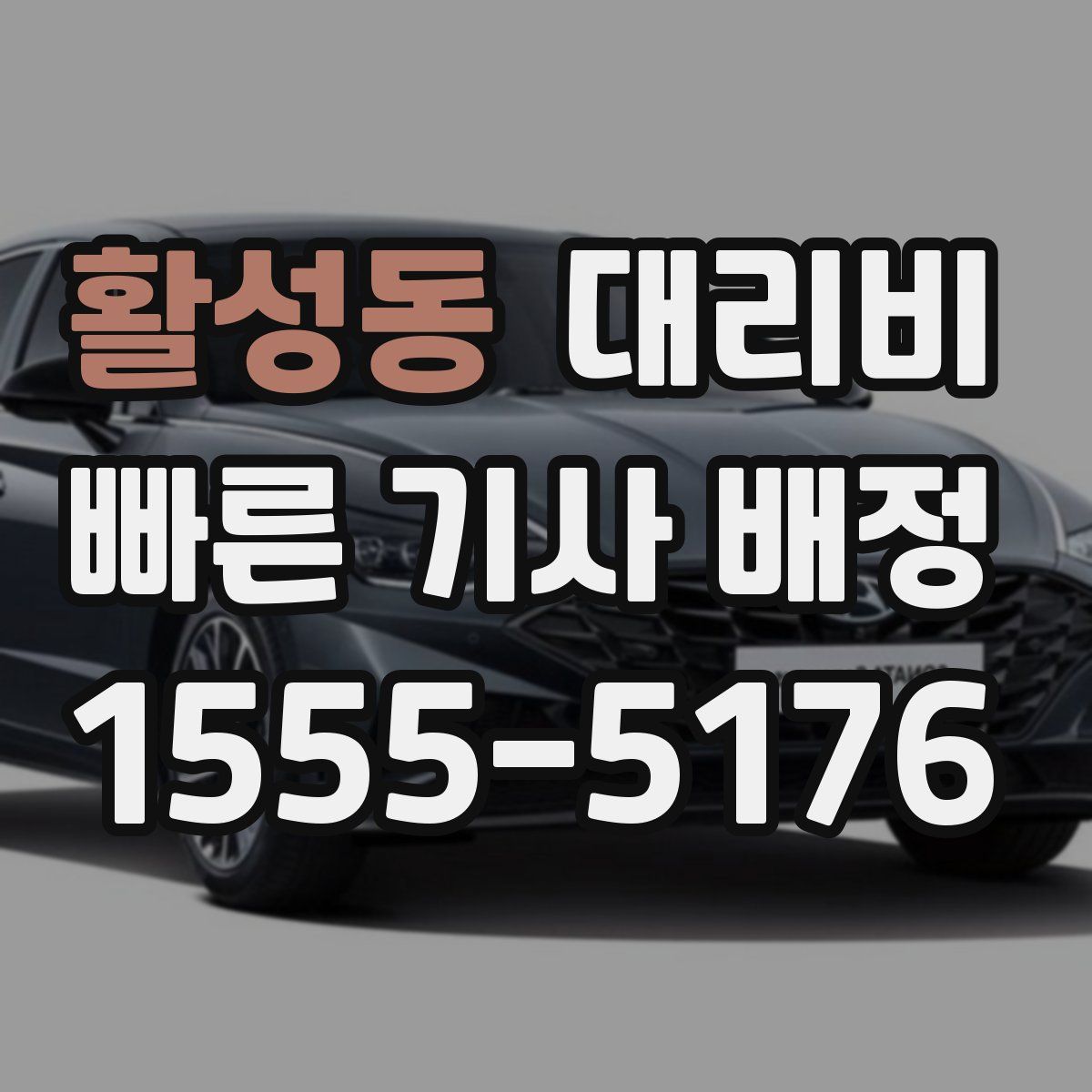 활성동 대리운전