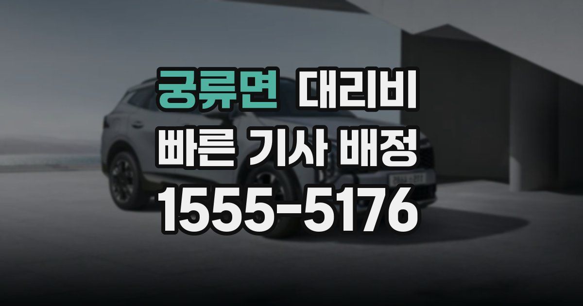 궁류면 대리운전 가격