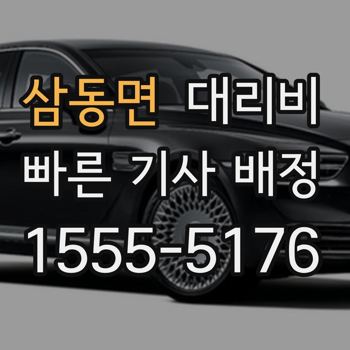 삼동면 대리운전