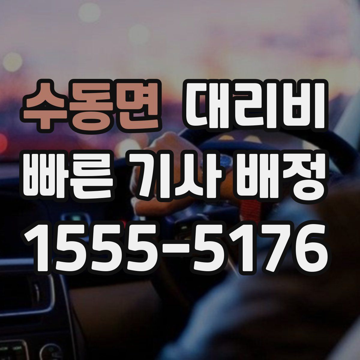 수동면 대리운전