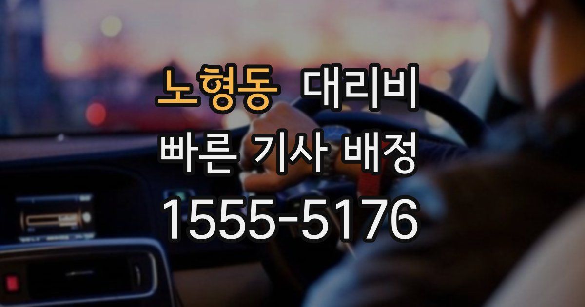 노형동 대리운전 가격