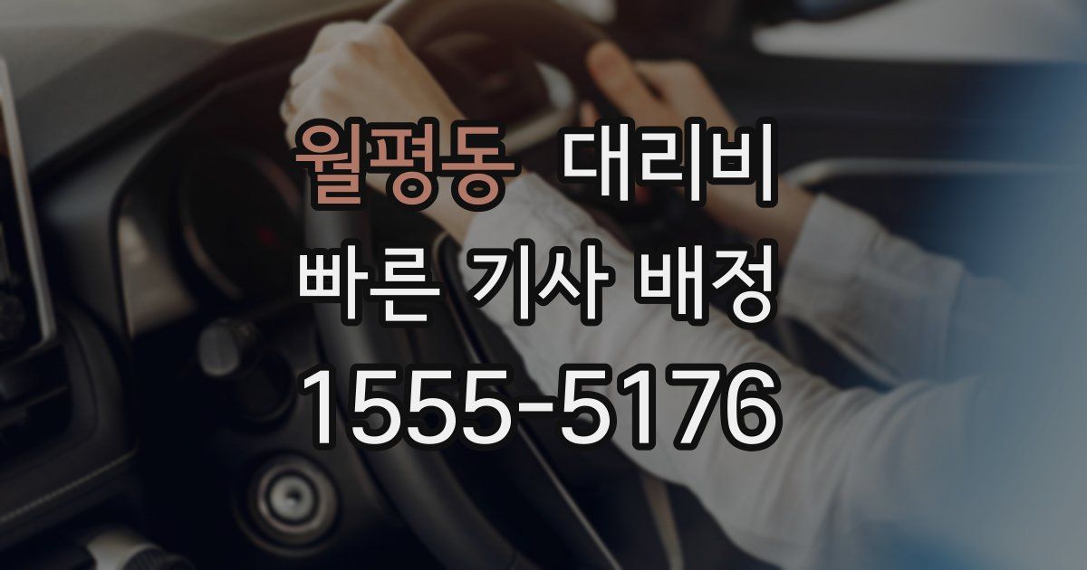 월평동 대리운전 가격