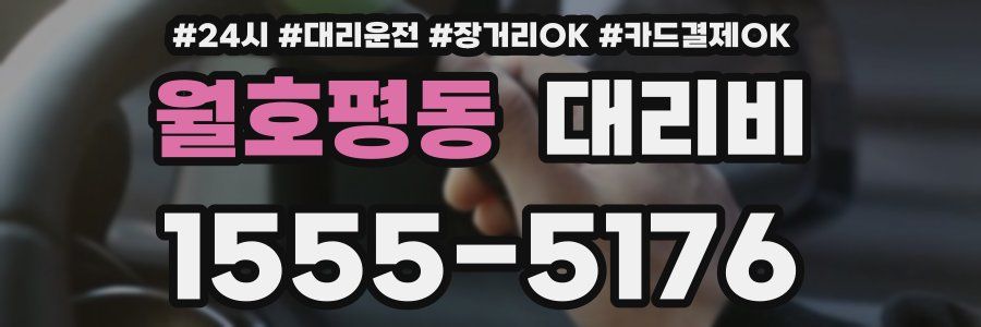 월호평동 대리비