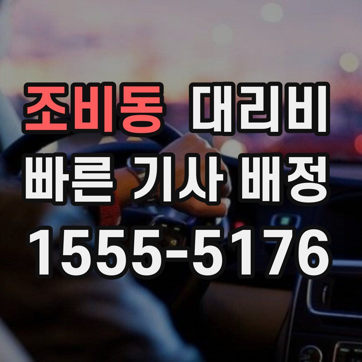 조비동 대리운전