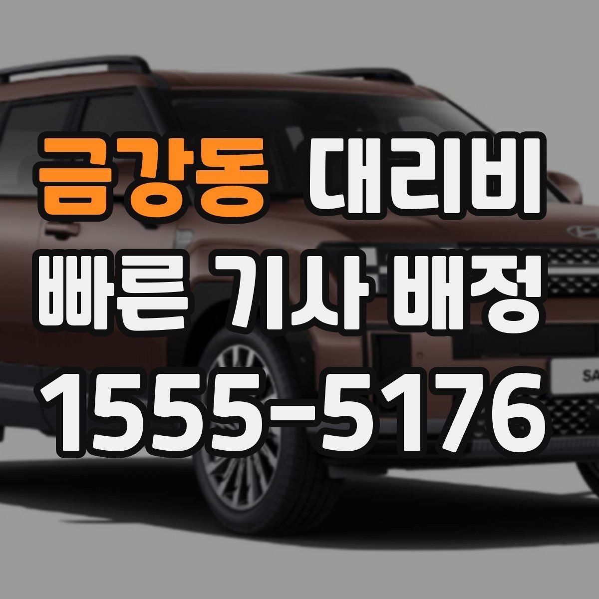 금강동 대리비 안내를 받을 때 장거리면 합의 포인트 확인