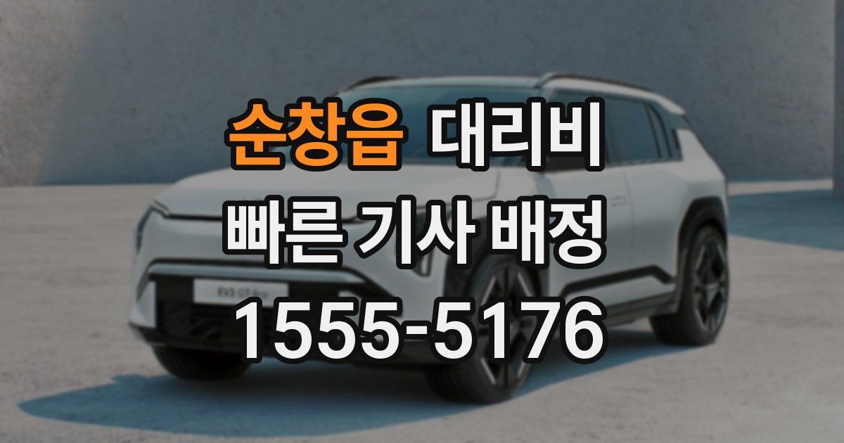 순창읍 대리운전 가격