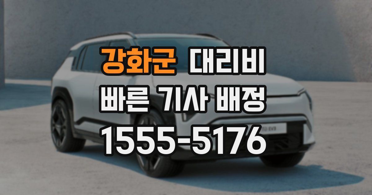 강화군 대리운전 가격