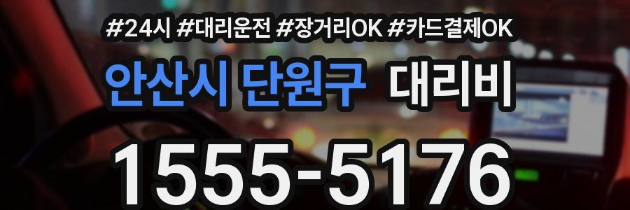 안산시 단원구 대리비