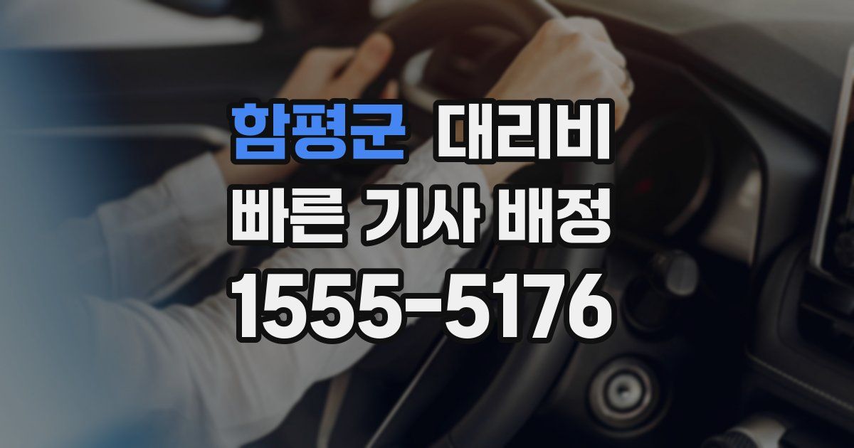 함평군 대리운전 가격