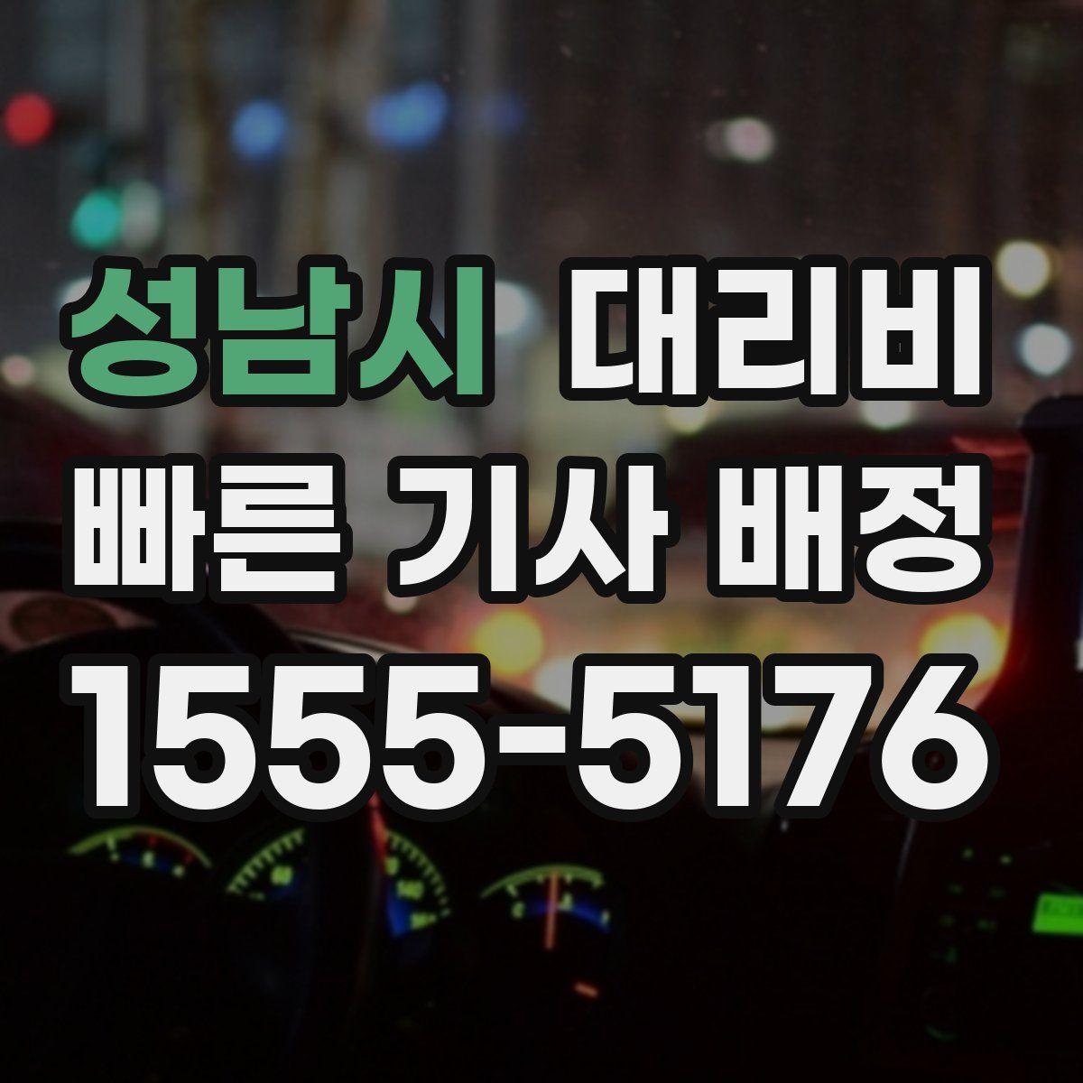 성남시 대리운전