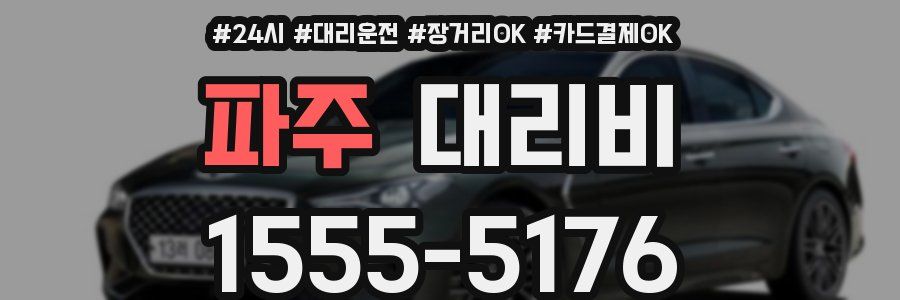 파주 대리비