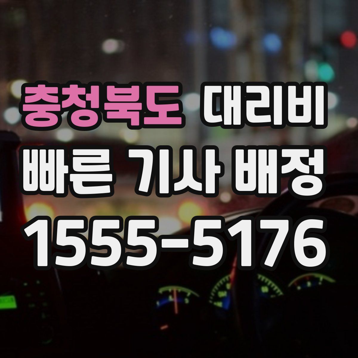 충청북도 대리운전