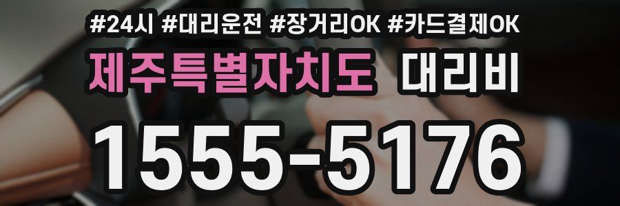 제주특별자치도 대리비