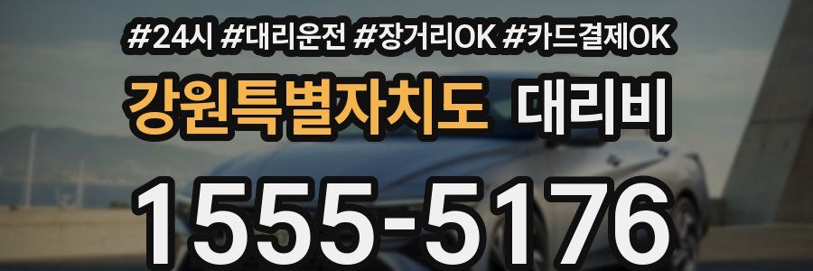 강원특별자치도 대리비