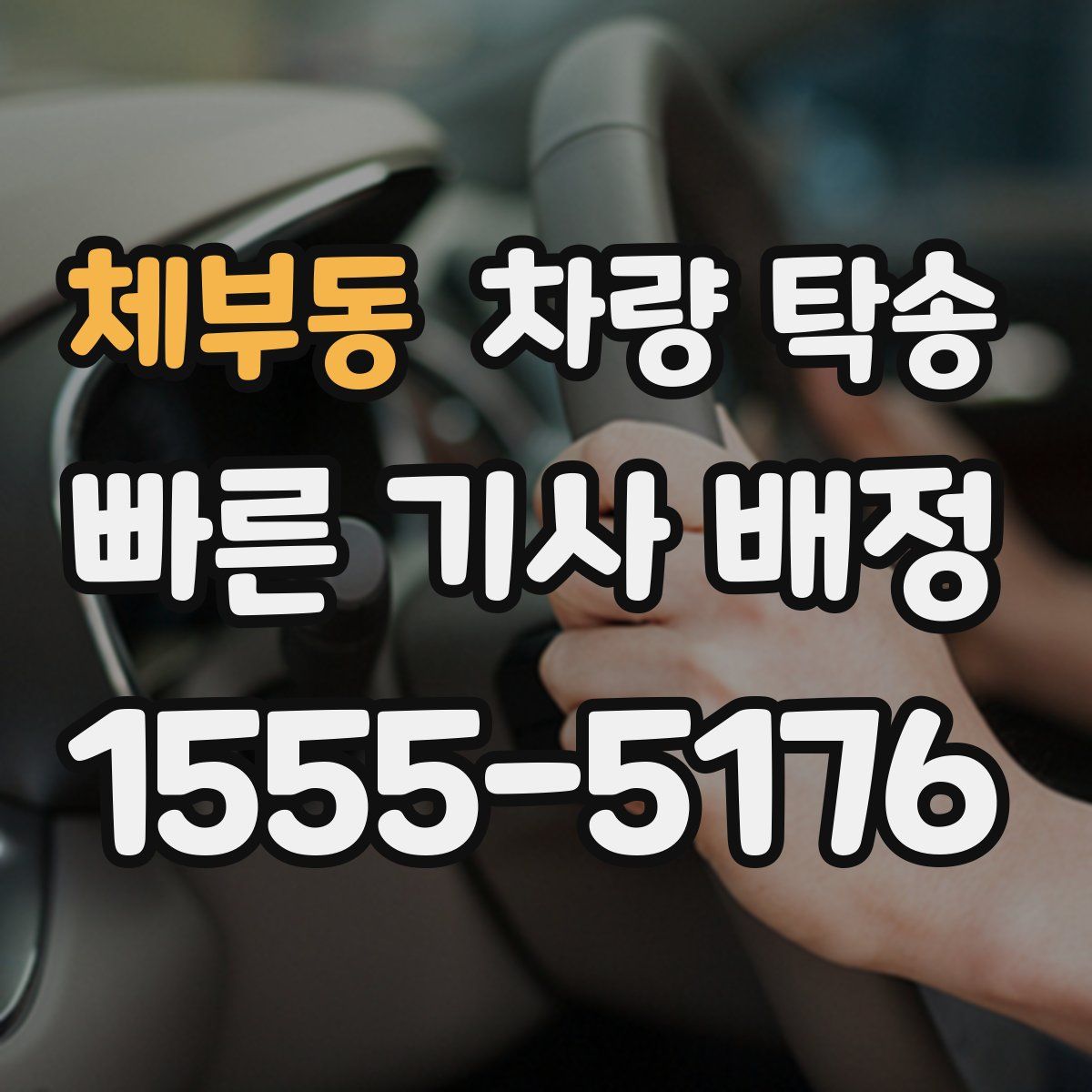 체부동 차량 탁송