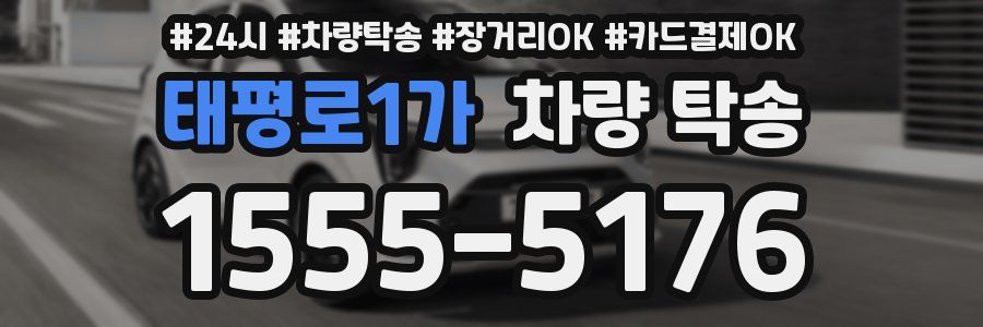 태평로1가 차량 탁송