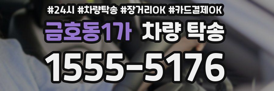 금호동1가 차량 탁송