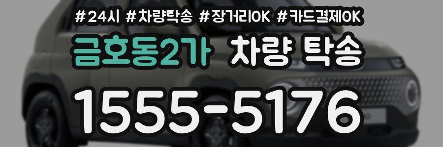 금호동2가 차량 탁송