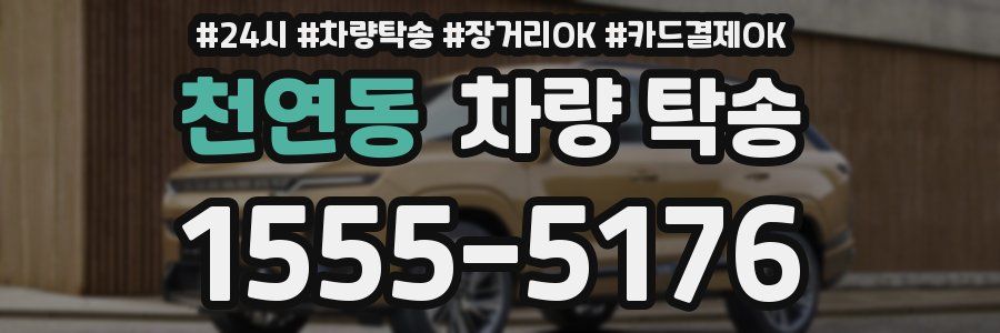 천연동 차량 탁송