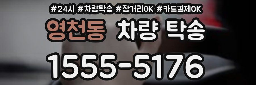 영천동 차량 탁송