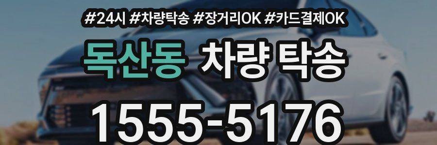 독산동 차량 탁송