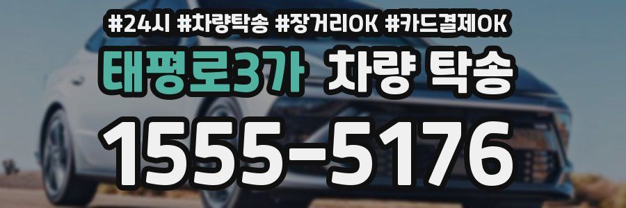 태평로3가 차량 탁송