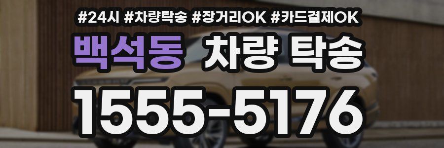 백석동 차량 탁송