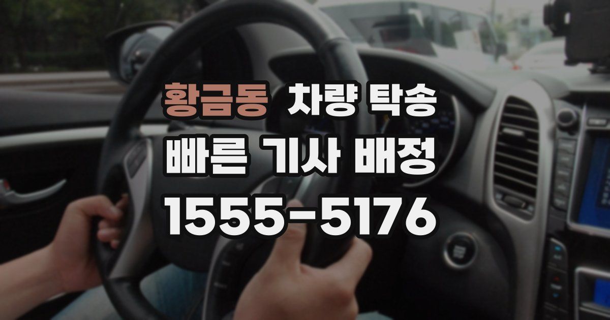 황금동 차량 탁송