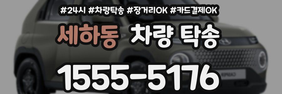 세하동 차량 탁송