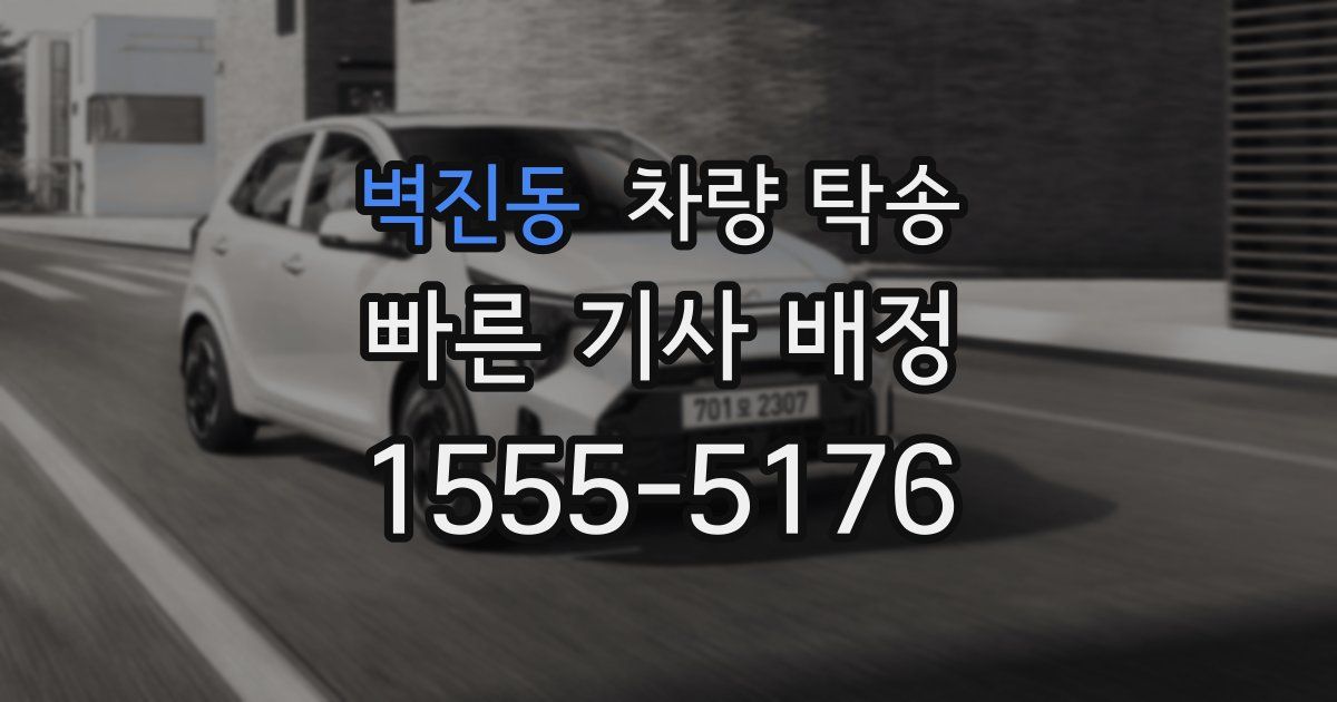 벽진동 차량 탁송