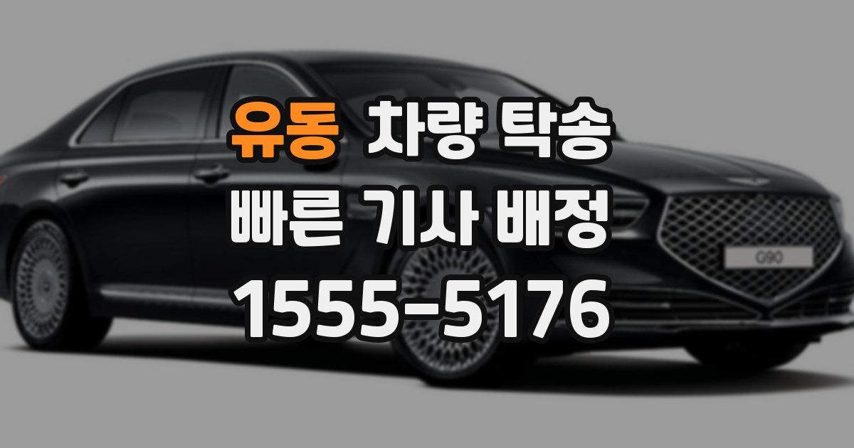 유동 차량 탁송