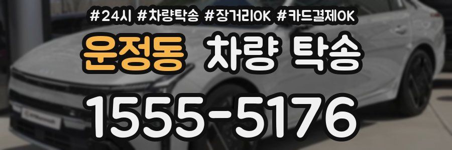 운정동 차량 탁송