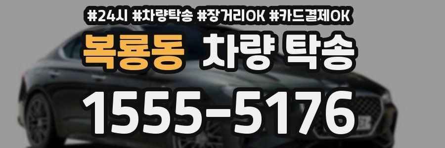 복룡동 차량 탁송