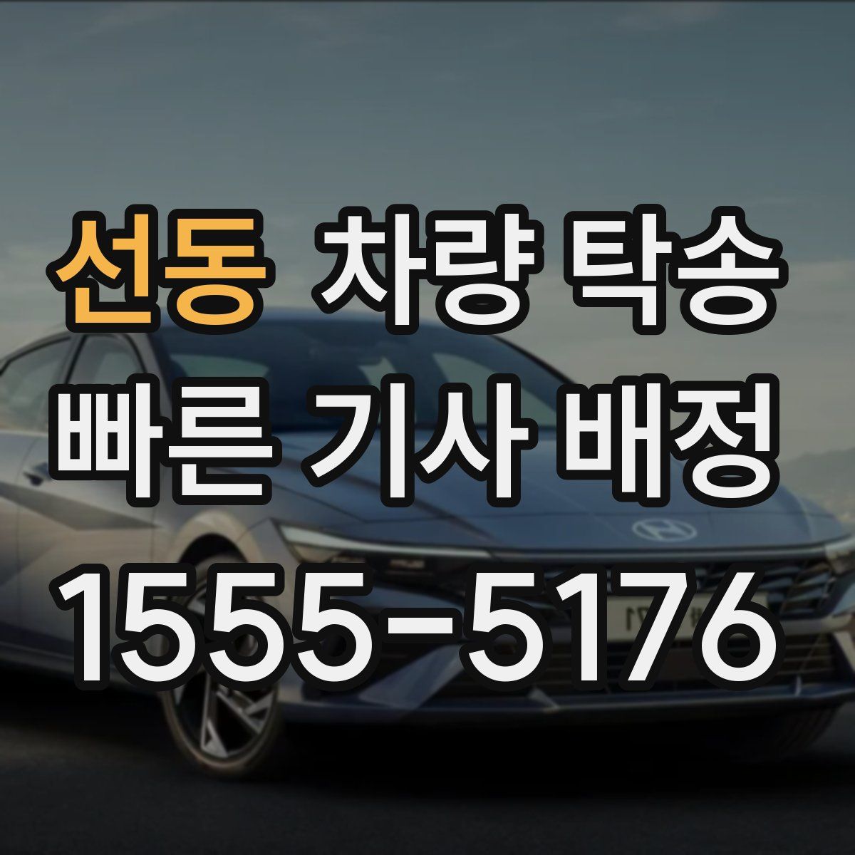 선동 차량 탁송