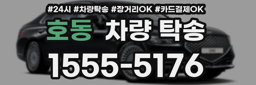 호동 차량 탁송