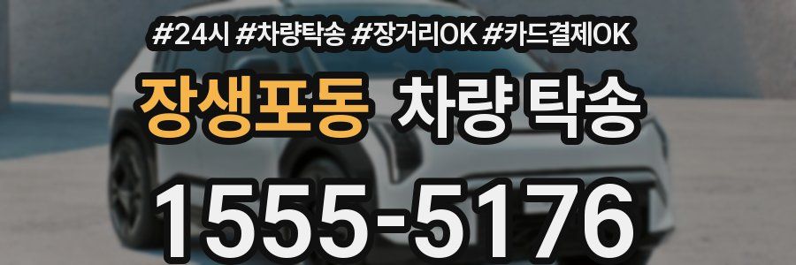 장생포동 차량 탁송