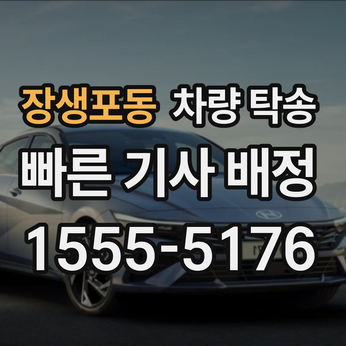 장생포동 차량 탁송